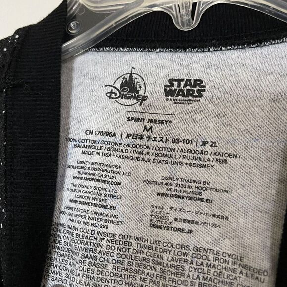DISNEY PARKS Star Wars Rise of skywalker Long sleeve black spirit jersey shirt - Picture 3 of 5